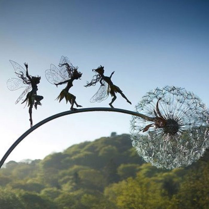 Dandelion Dancing With The Flower Fairy Robin Whites Elf Sculpture Garden