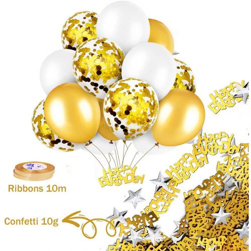 Gold Balloons Birthday Kit Party Party Supplies