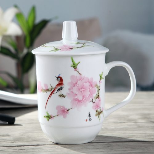 Jingdezhen Ceramic Tea Cup With Lid