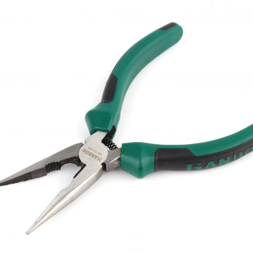Hand Tool Long Needle Nose Plier Straight Sharp Nose Pliers