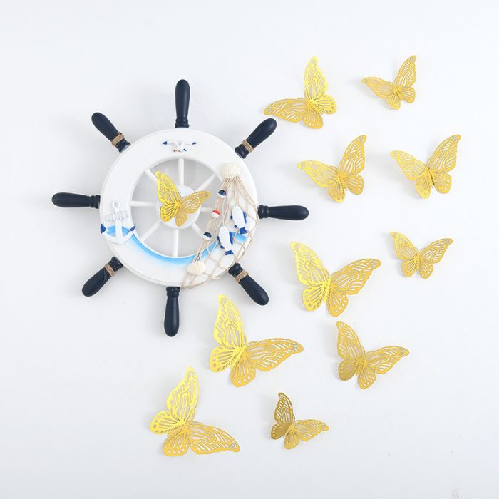 3d Three-dimensional Hollow Butterfly Wall Sticker Wall Decoration
