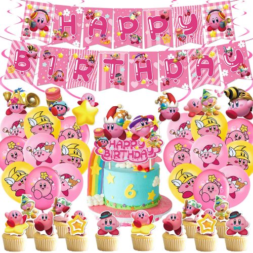Kirby themed birthday party