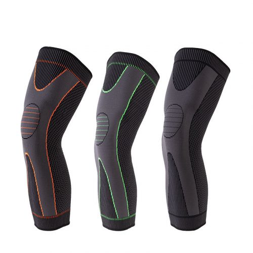 Nylon Knitted Knee Pads Men's And Women's Basketball Straps Compression Knee Pads
