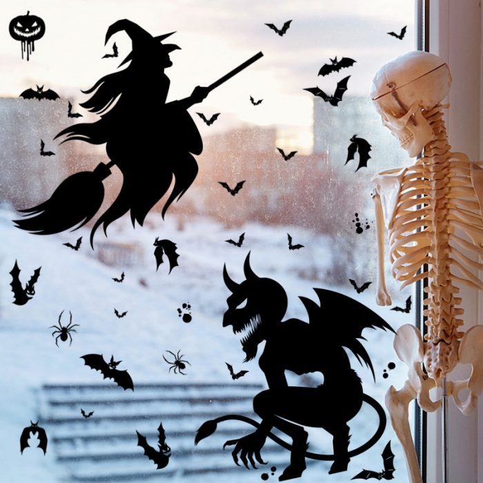 Halloween Giant Ghost Monster Ghost Shadow Window Sticker
