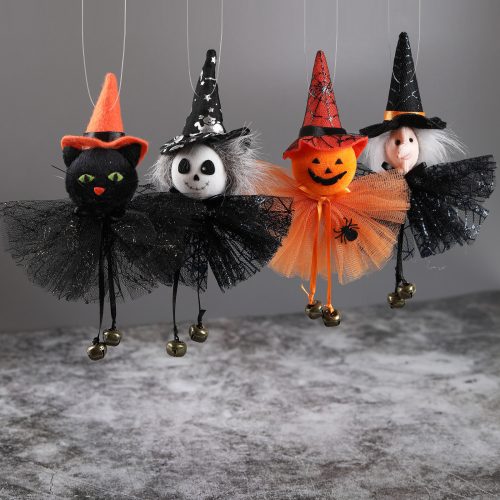 Halloween Decoration Party Bar Decoration Pumpkin Ghost Witch Black Cat Charm